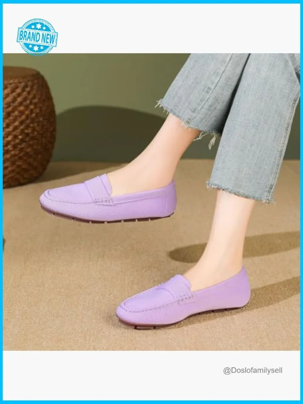 Comfortable Slip On Loafers Women's Casual Driving Flats Classic Round Toe
